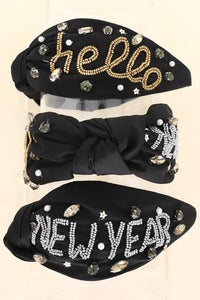 Hello New Year Headband