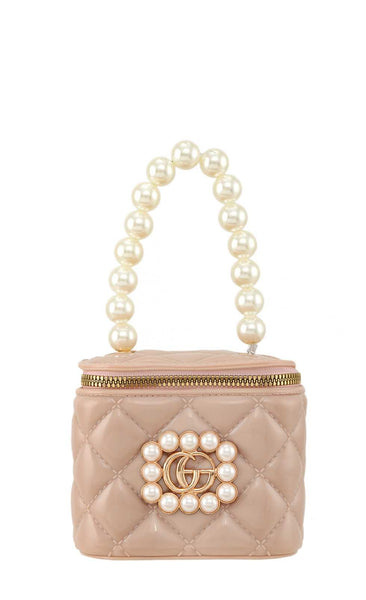 Pearl Charm & Handle Handbag