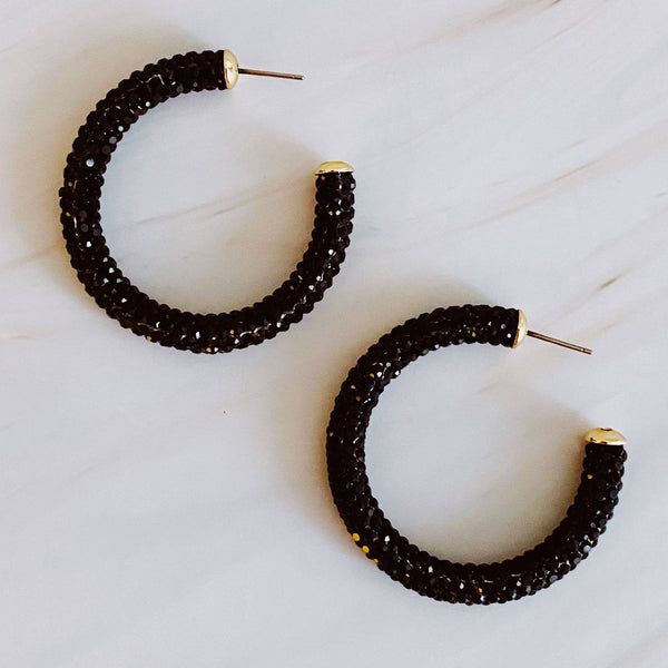 Bling Hoop Earrings