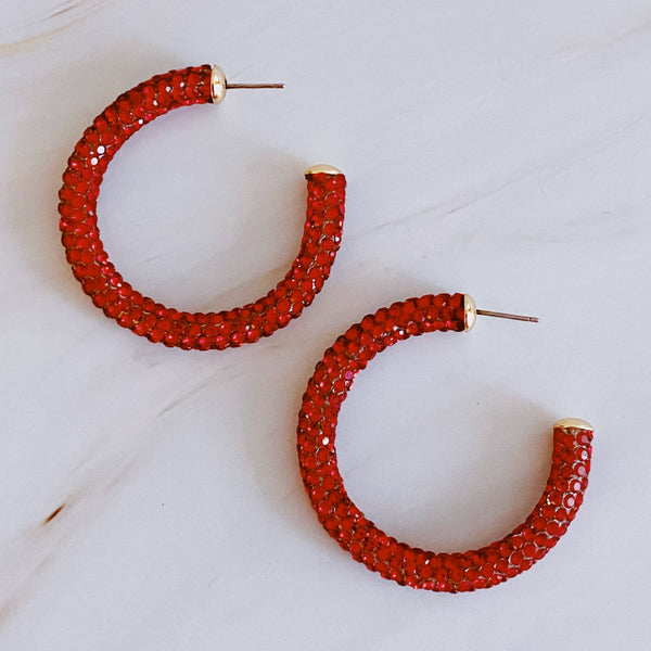 Bling Hoop Earrings