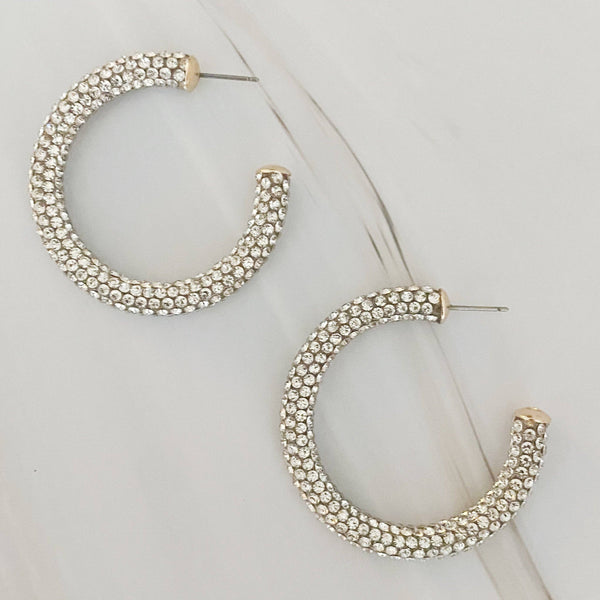 Bling Hoop Earrings