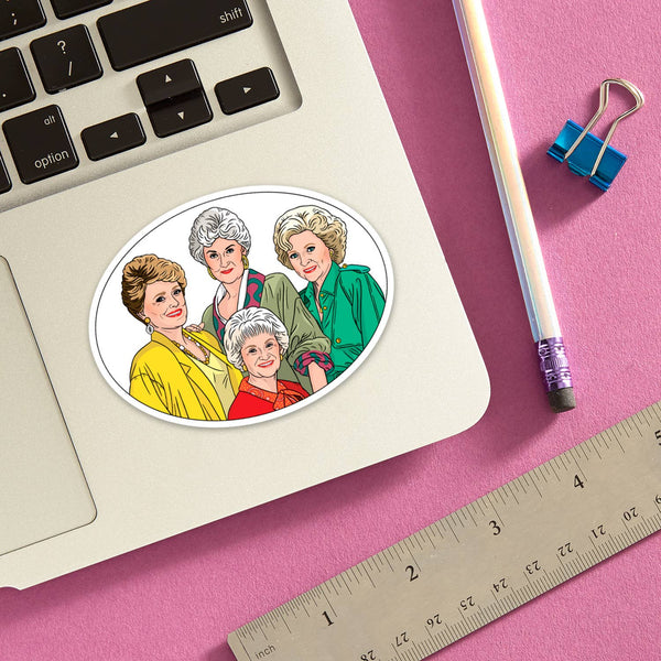 Golden Girls Die Cut Sticker