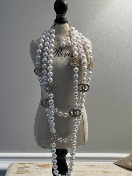 Layers of Pearls Necklace Set