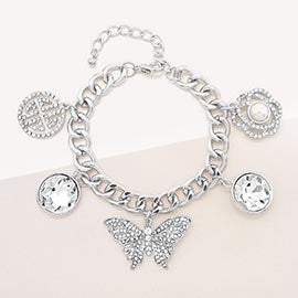 Butterfly Charm Bracelet