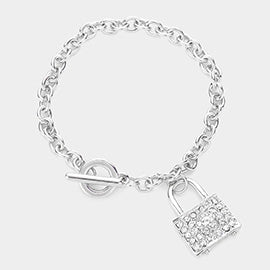 Lock Charm Bracelet