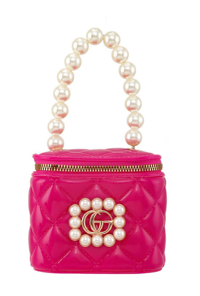 Pearl Charm & Handle Handbag