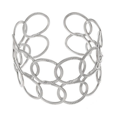 Circles Metal Cuff Bracelet