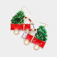 Christmas Truck Earrings