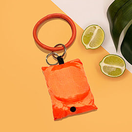 Reusable Shopping Bag Bracelet Keychain