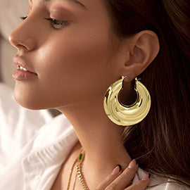 Chunky Hoop Earrings